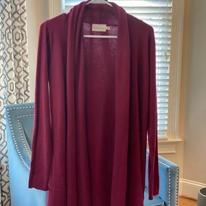 Dreamers burgundy cardigan